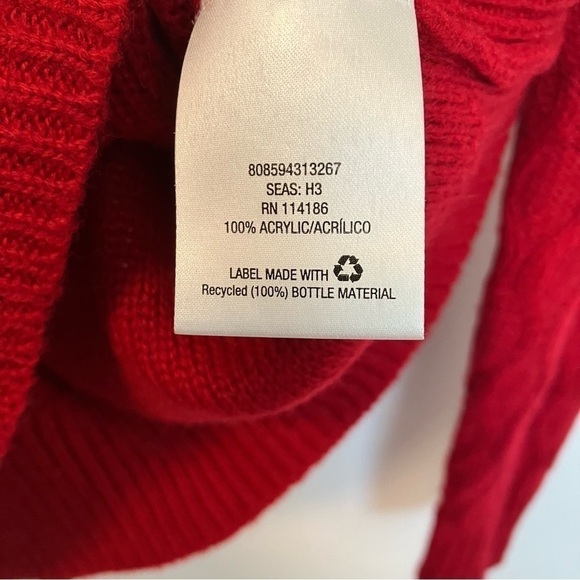 Covington Petite Red Sweater (SP) - Picture 4 of 7